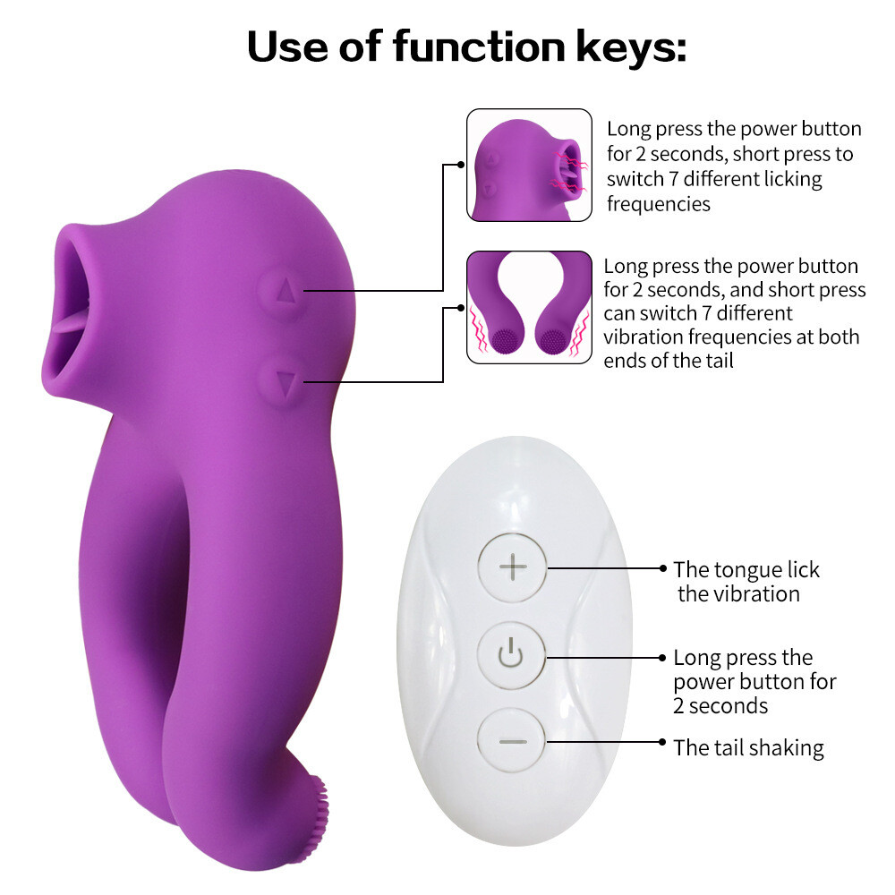 ANILLO VIBRADOR 3 EN 1 CON LENGUA