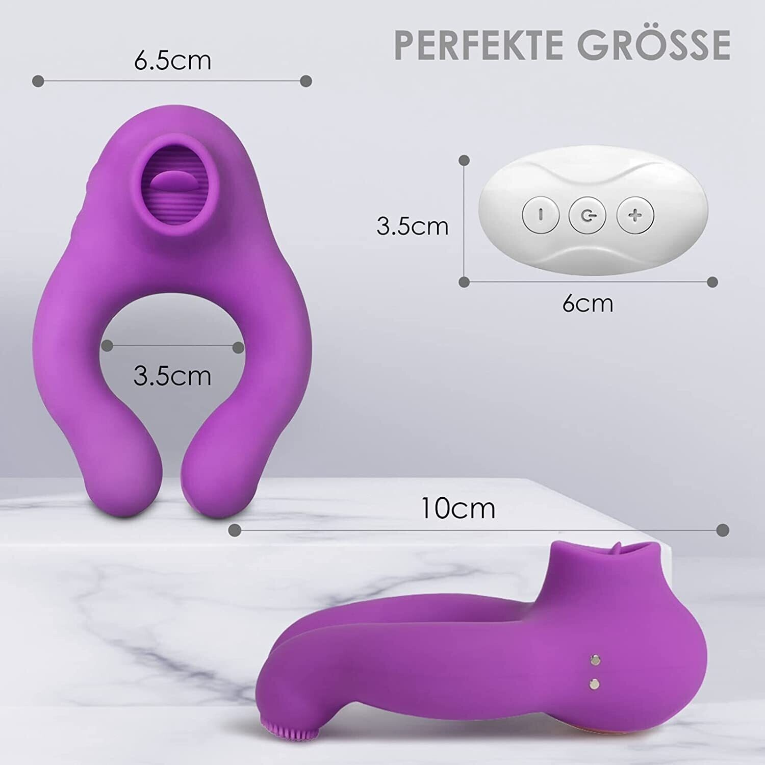 ANILLO VIBRADOR 3 EN 1 CON LENGUA