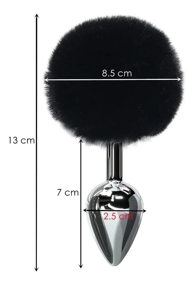 COLA DE CONEJO CON PLUG METALICO