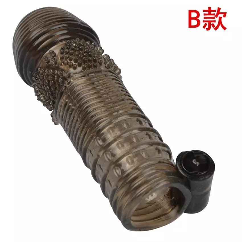 FUNDA EXTENCION TEXTURIZADA CON VIBRADOR
