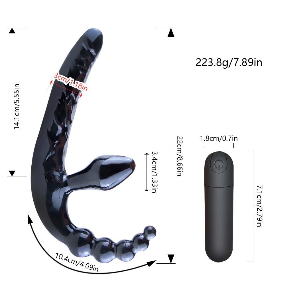 Tapón Anal de tres cabezas, cuencas anales, vibrador de punto G