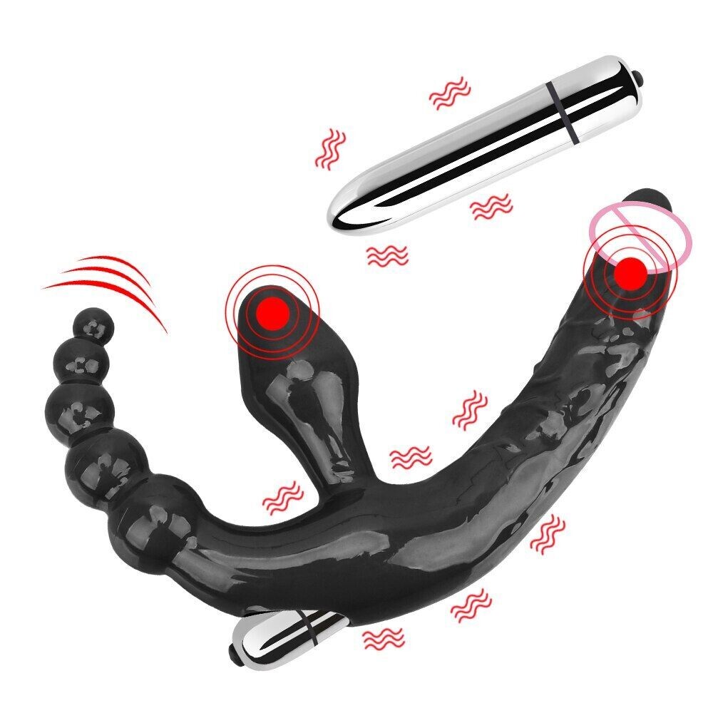 Tapón Anal de tres cabezas, cuencas anales, vibrador de punto G