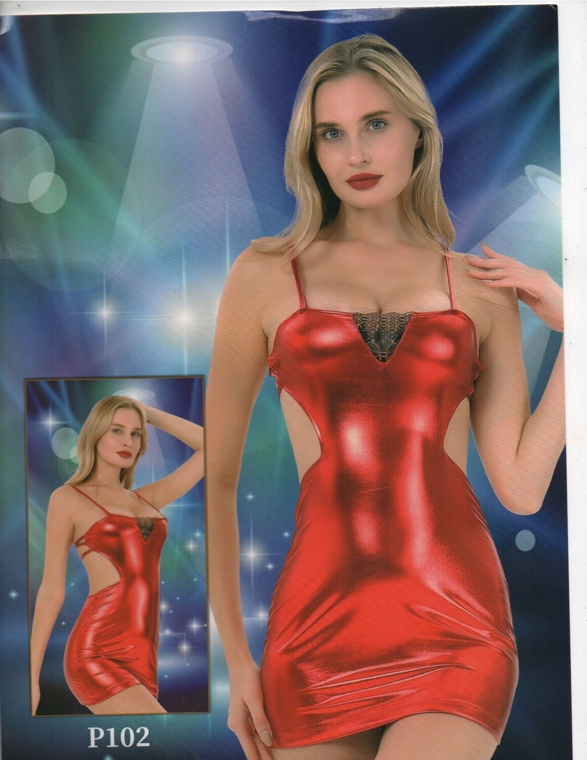VESTIDO SEXY ROJO