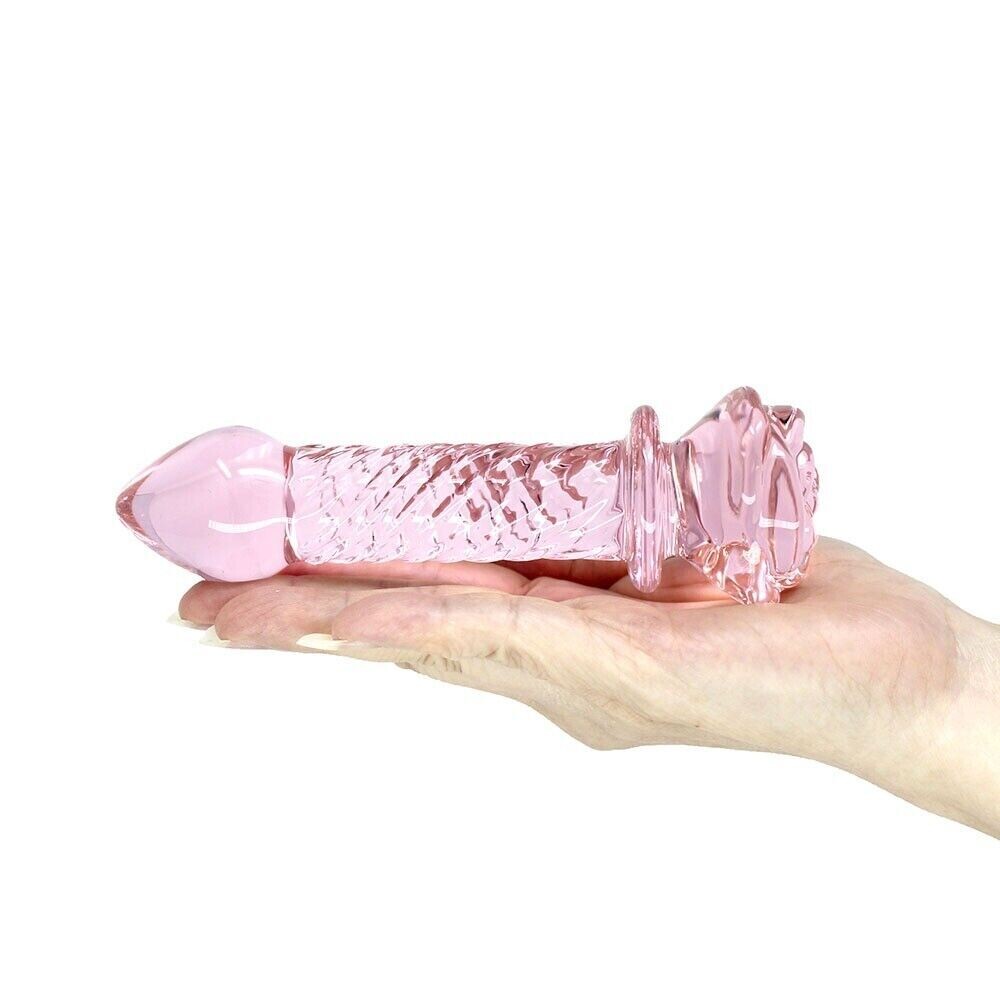 CONSOLADOR TEXTURIZADO DE CRISTAL ROSA