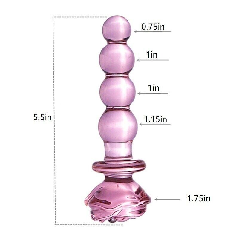 CONSOLADOR CON BOLITAS DE CRISTAL ROSA