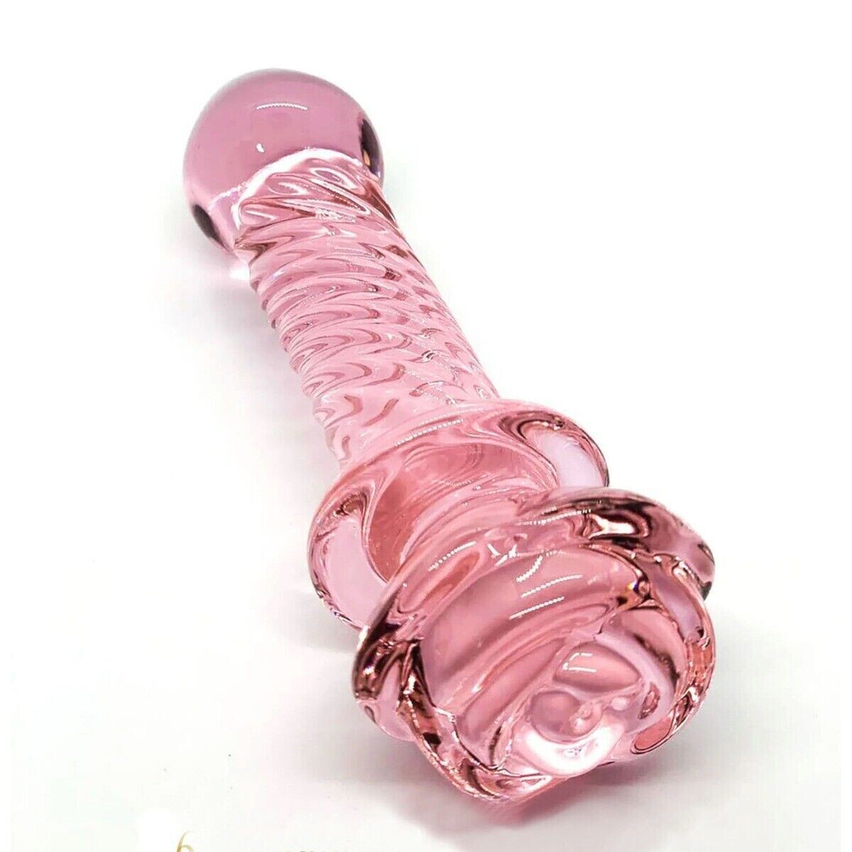 CONSOLADOR TEXTURIZADO DE CRISTAL ROSA