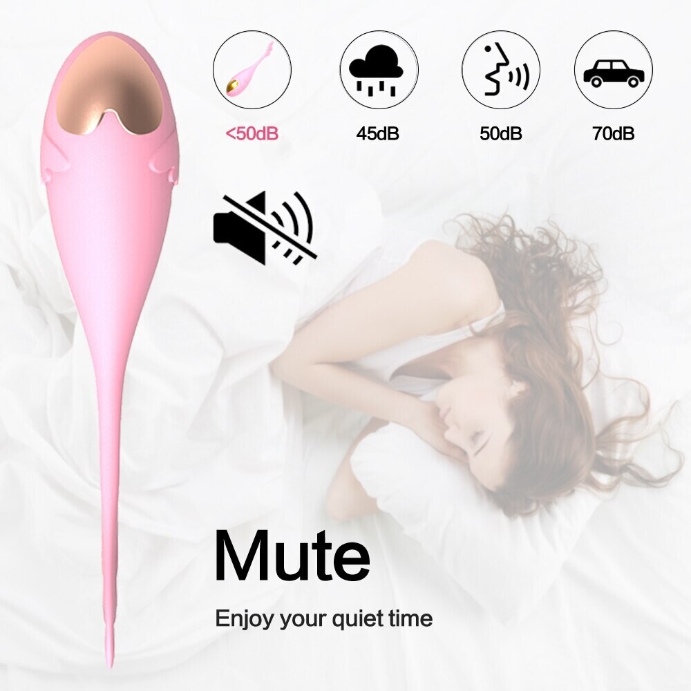Huevo vibrador en forma de Pez / Recargable