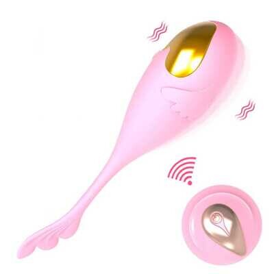 Huevo vibrador en forma de Pez / Recargable