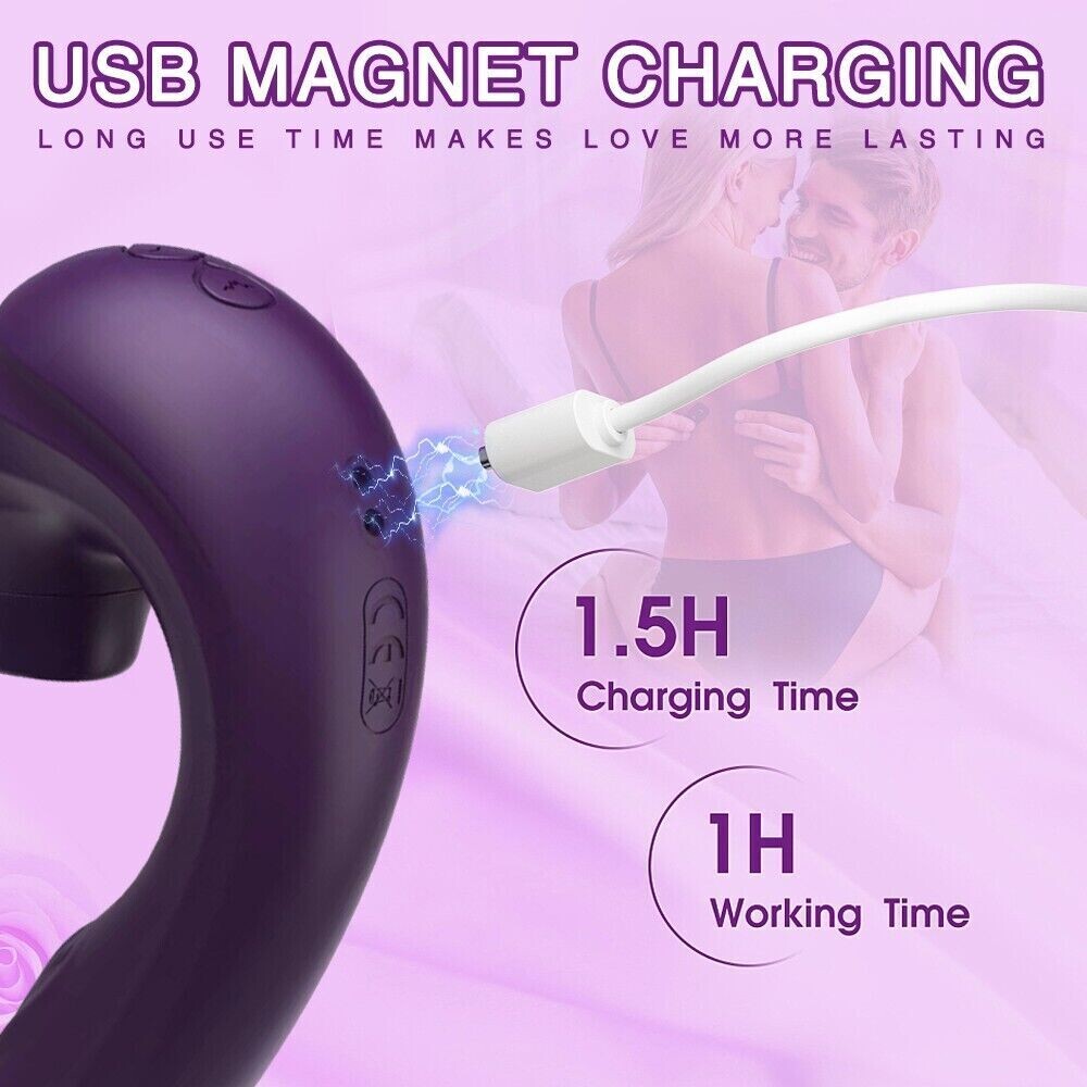 Vibrador 3 en 1 punto G con lengua
