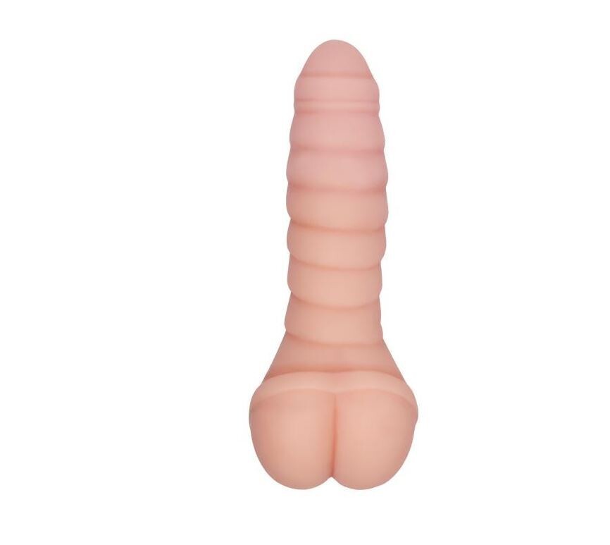 Funda para el pene Crazy Bull TPR nude 3 EN 1