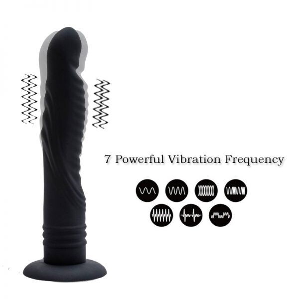 Consolador Ondulado con Correa Strap-On Vibe