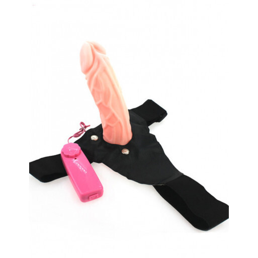 PROTESIS DILDO CON ARNES Y VIBRACIÓN