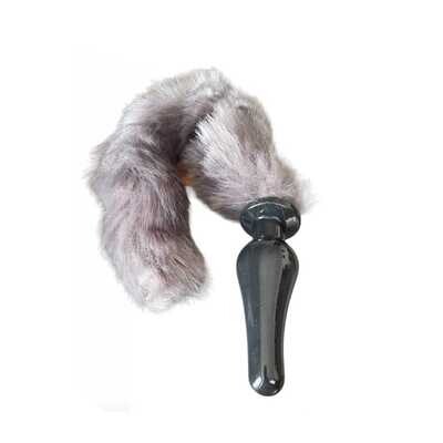 COLA DE LOBA PLUG XL DE SILICONA SUAVE