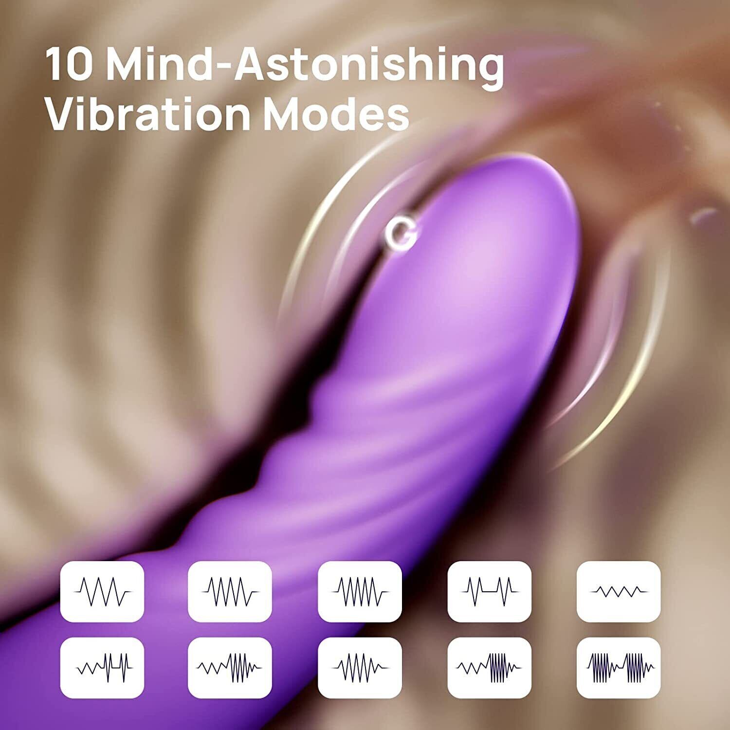 Dildo Vibrador y succionador con lengua