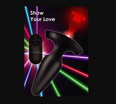 Plug anal con Laser Fuck Me con control remoto