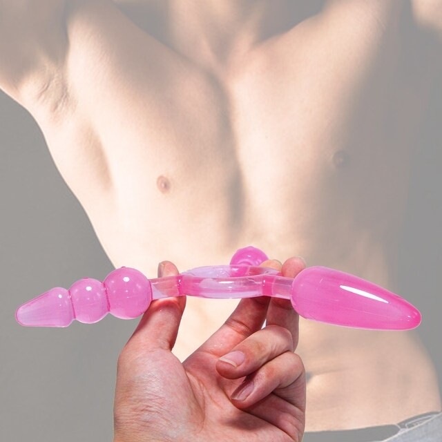 Plug anal de silicona con  3 puntas