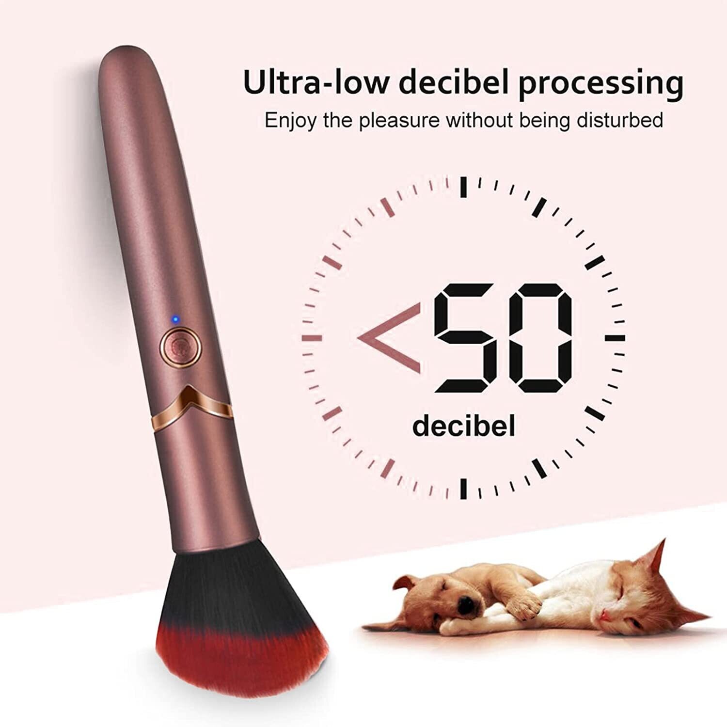 Vibrador de brocha para maquillaje