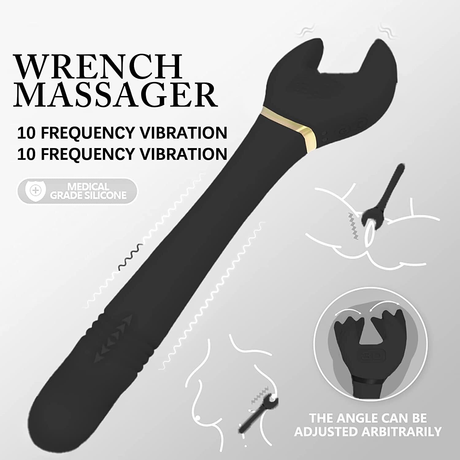 Llave inglesa Pearlsvibe Vibra y empuja