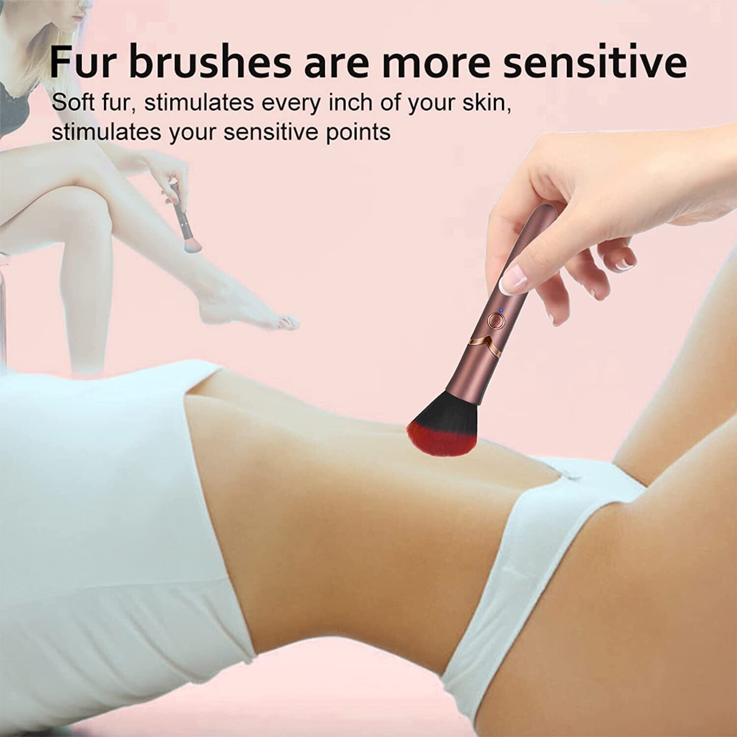 Vibrador de brocha para maquillaje