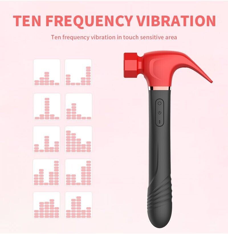 Martillo Telescópico, Succionador y Vibrador 3 en 1