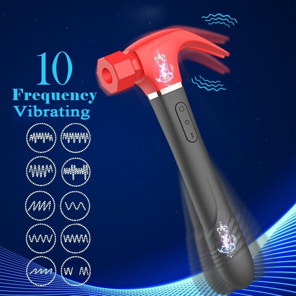 Martillo Telescópico, Succionador y Vibrador 3 en 1