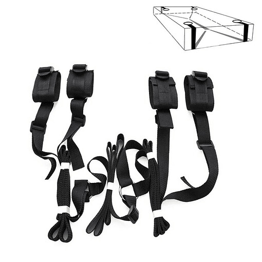 JUEGO DE ARNES PARA CAMA BONDAGE