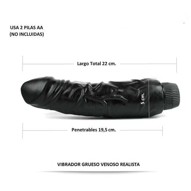DILDO VIBRADOR DE GEL SÚPER GRUESO