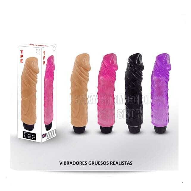 DILDO VIBRADOR DE GEL SÚPER GRUESO