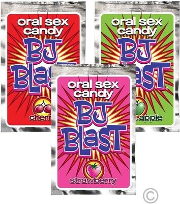 BJ Blast Polvito explosivo azucarado para sexo oral