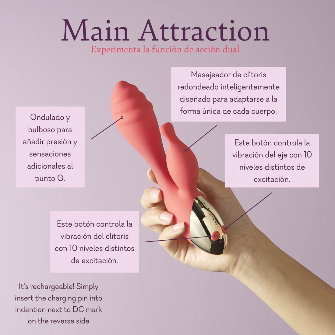 Pure Romance Main Attraction  Vibrator