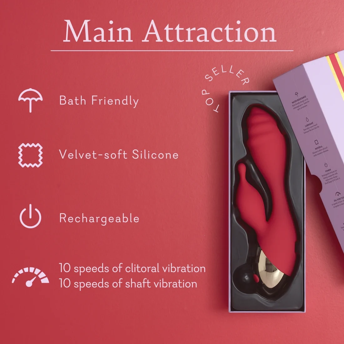 Pure Romance Main Attraction  Vibrator
