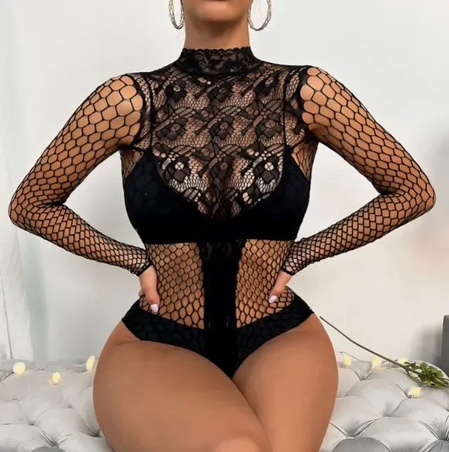 Sexy Traje de Encaje Modelo Tentacion
