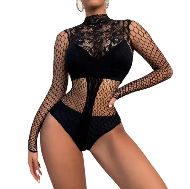 Sexy Traje de Encaje Modelo Tentacion
