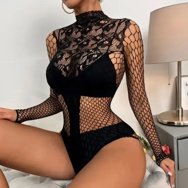 Sexy Traje de Encaje Modelo Tentacion