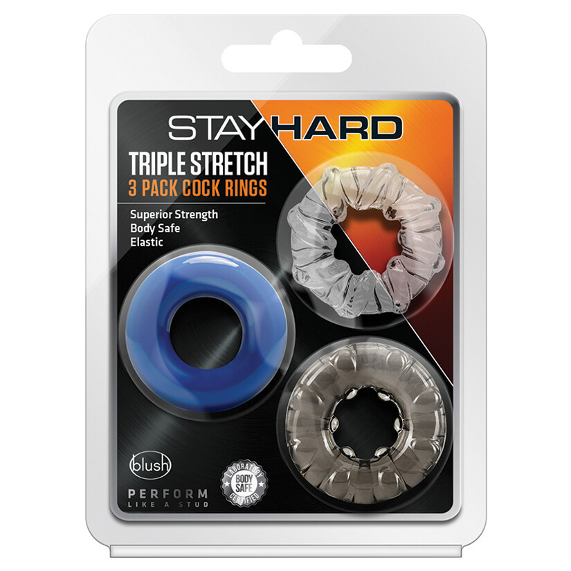 Pack De 3 Anillos Stay Hard Triple Stretch