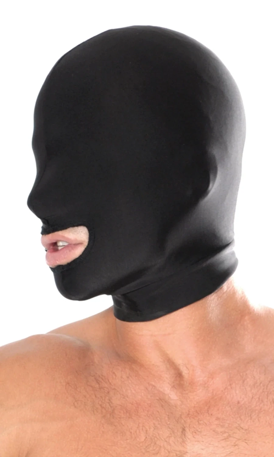 Capucha Boca Abierta de Spandex