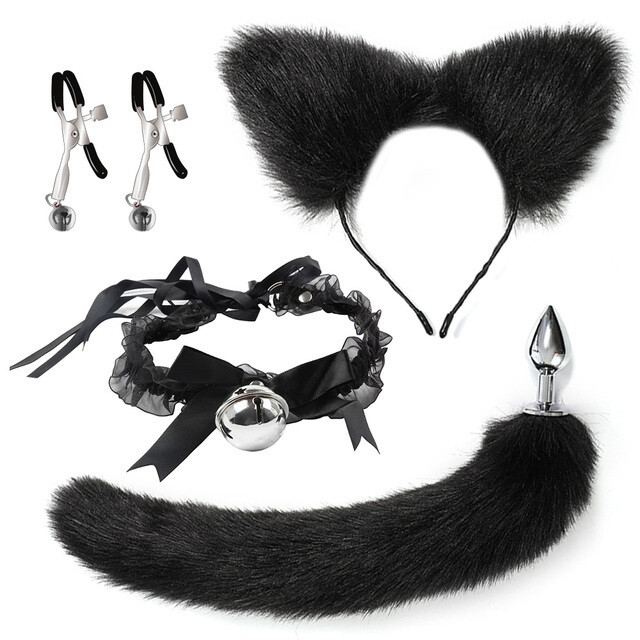 Kit Cosplay 5 Piezas Negro