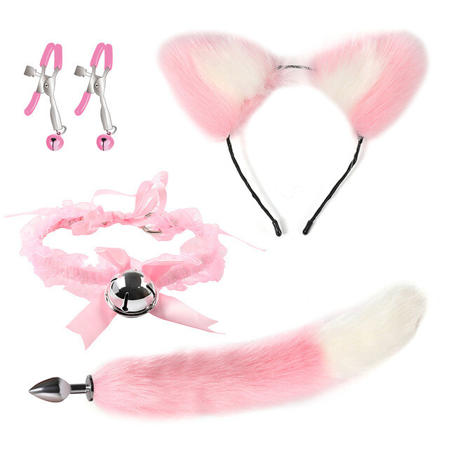 Kit Cosplay 5 Piezas Rosa