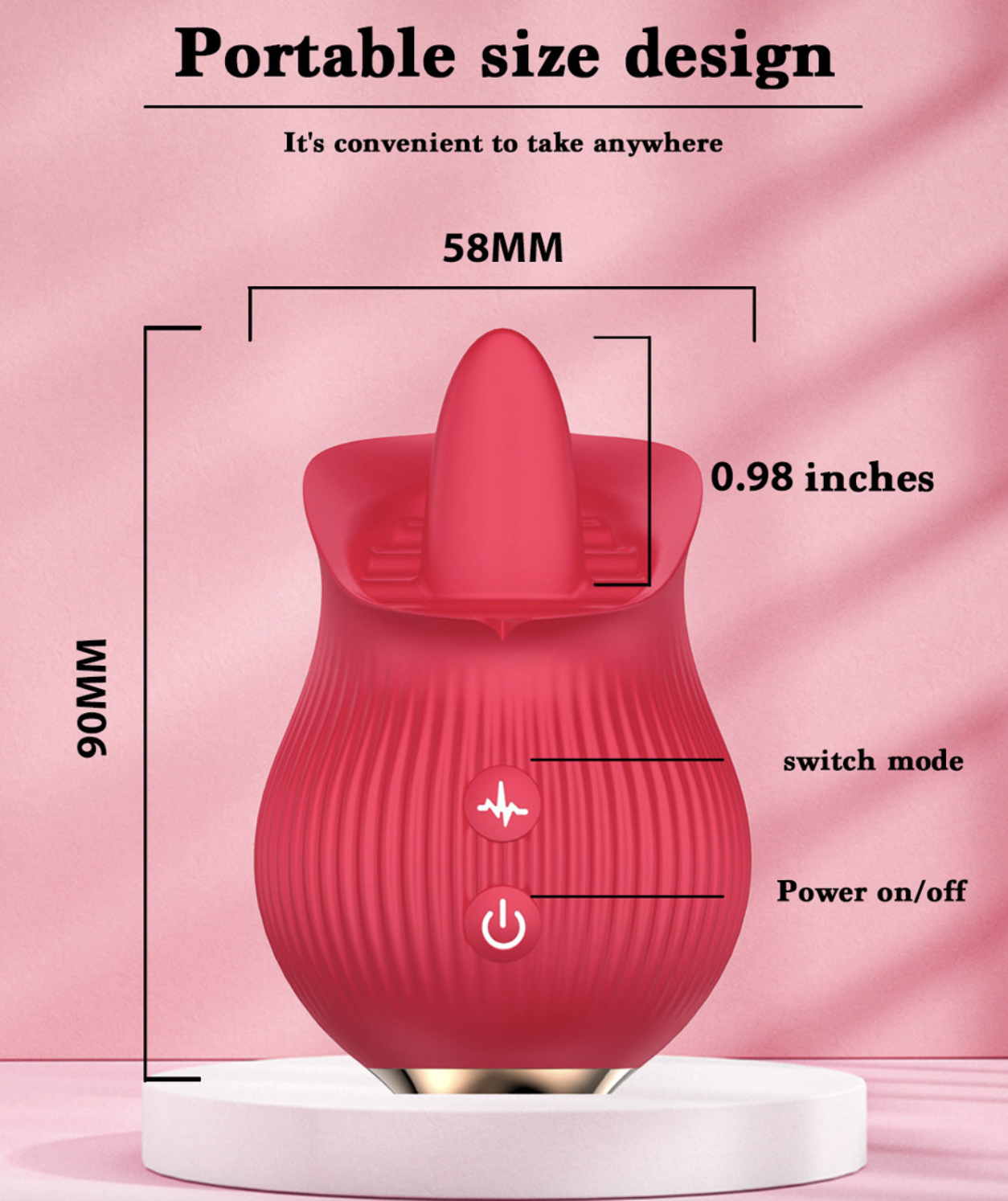 Vibrador Rosita con Lengua