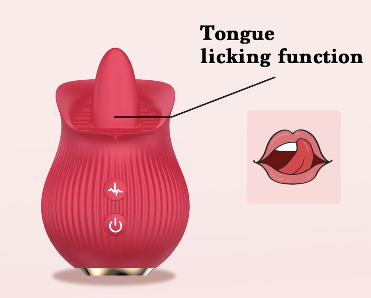 Vibrador Rosita con Lengua