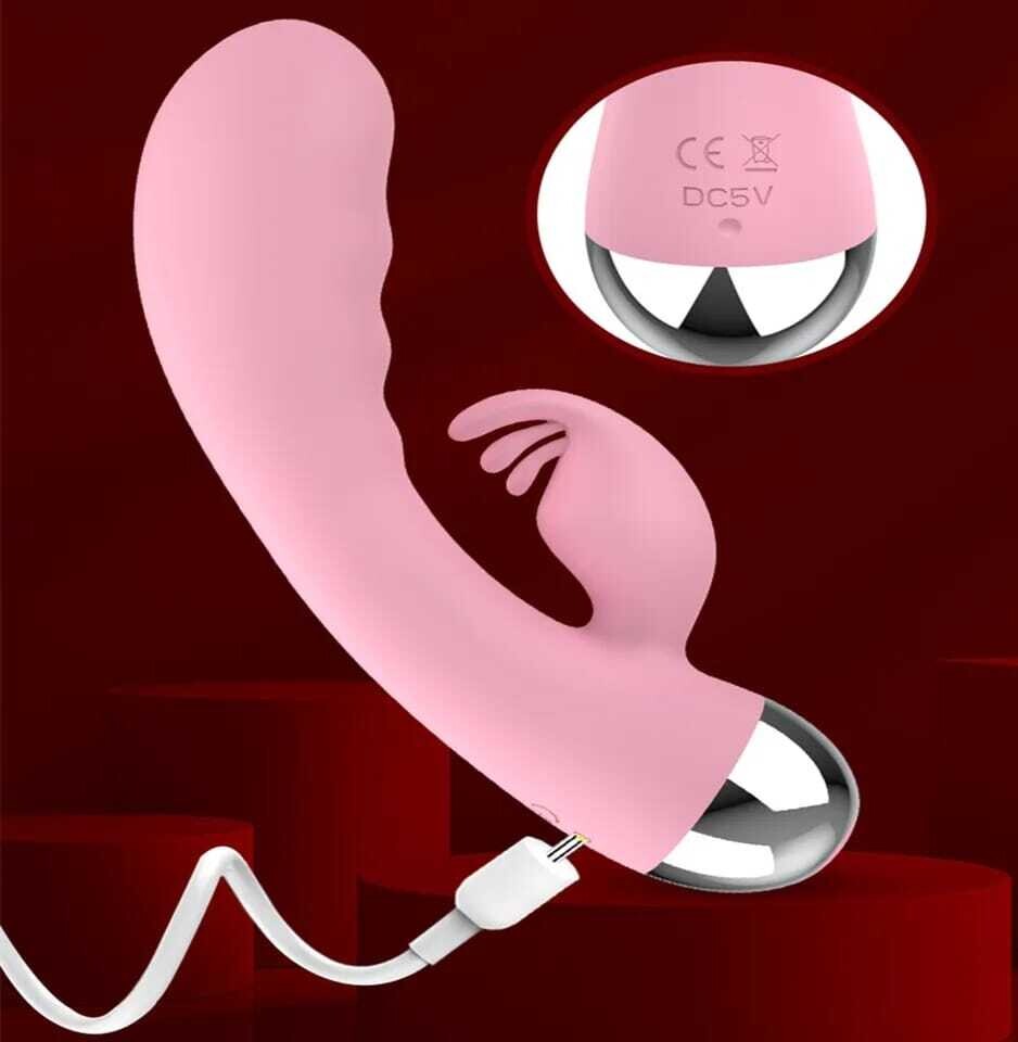 Vibrador estimulador de Clítoris  Y Punto G curvo