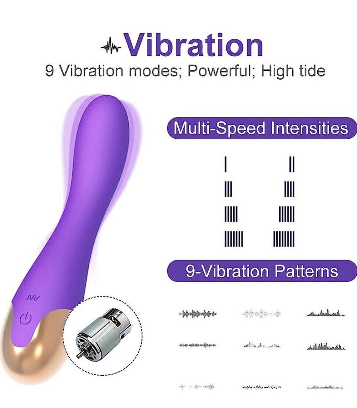Vibrador Liso Multiples Velocidades