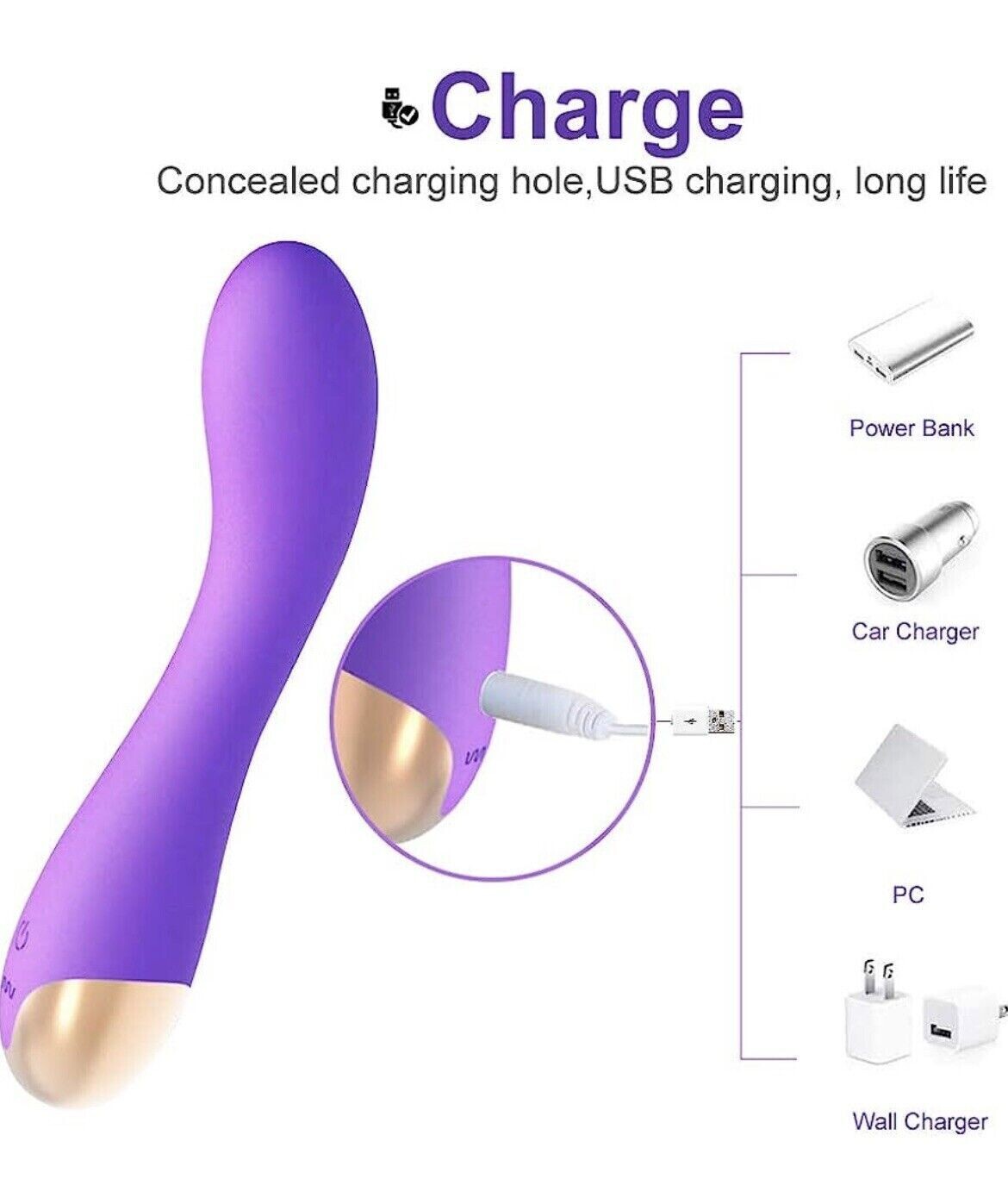 Vibrador Liso Multiples Velocidades