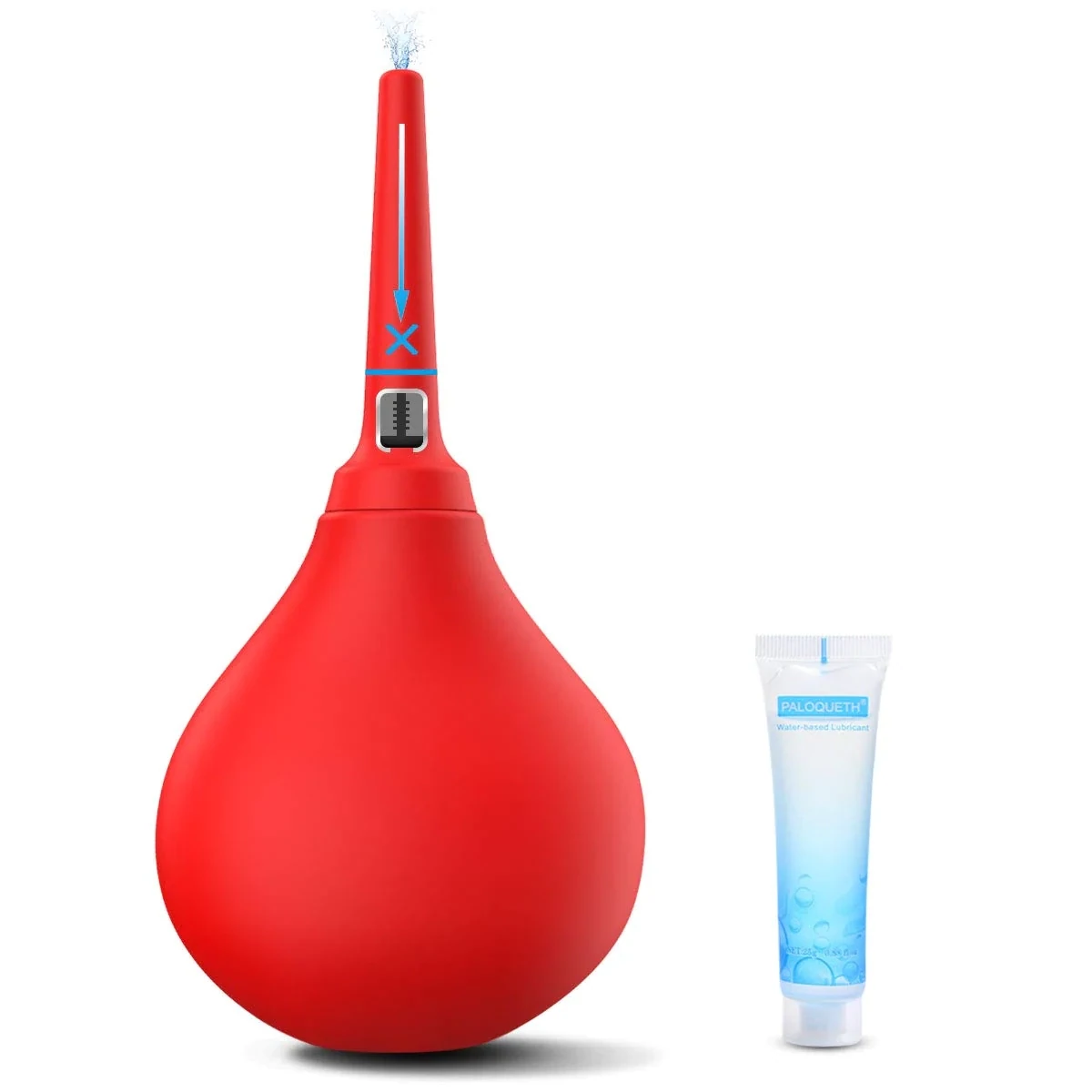Enema Anal Bombilla de  Silicona Paloqueht