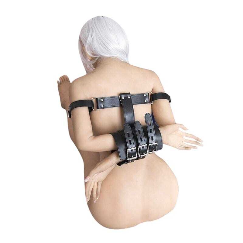 Juego de Esposas Bondage Cuero,  Brazalete BDSM
