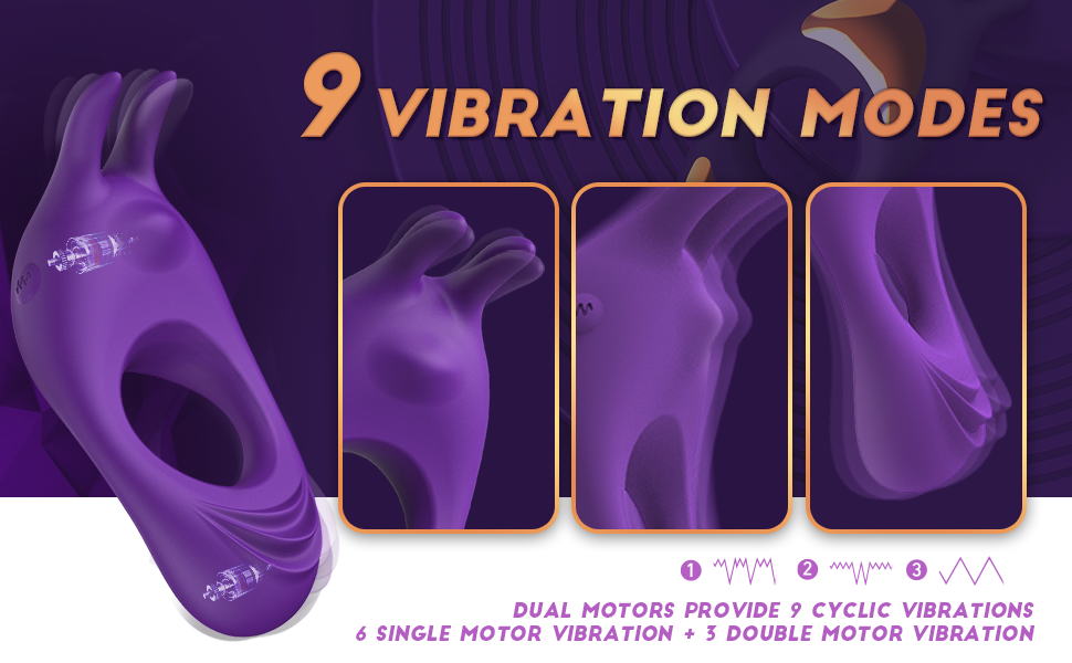 Anillo Vibrador con Diseño de Conejo