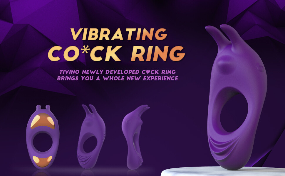 Anillo Vibrador con Diseño de Conejo