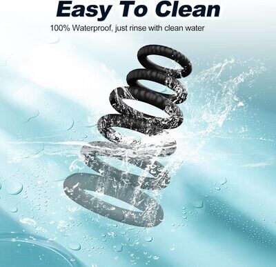 Juego de Anillos de Silicona 6 Piezas