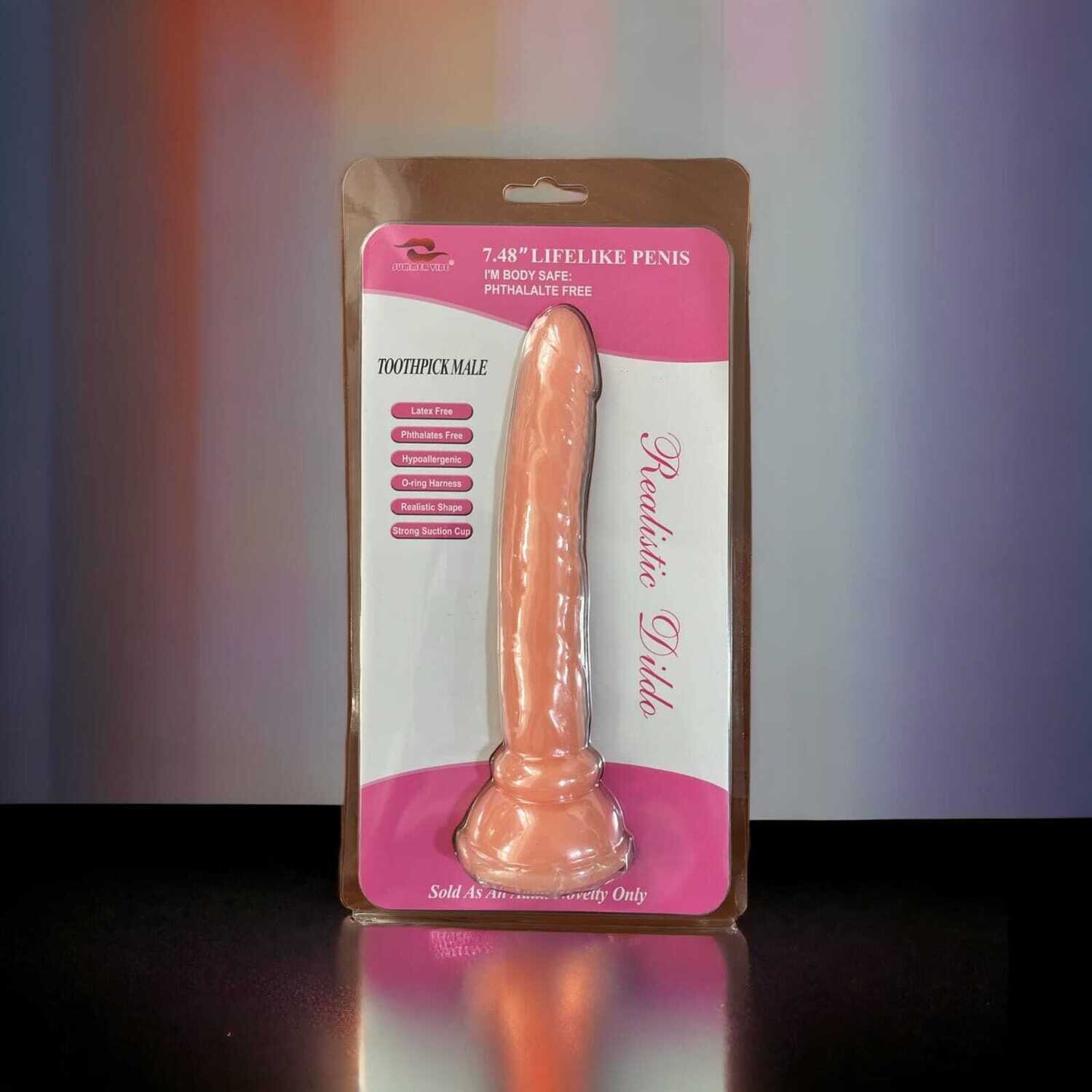 DILDO REALISTA DELGADO 7.5&quot;