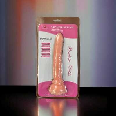 DILDO REALISTA DELGADO 7.5&quot;